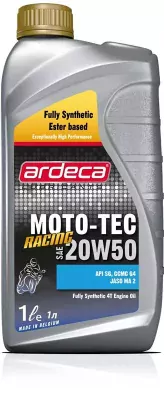 MC olie Moto Tec Racing 20w50- 1 ltr