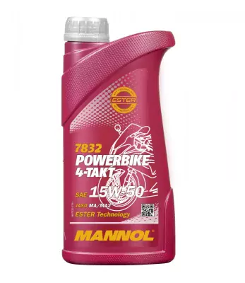 Mannol 7832 15W50 motorbike 4-T - 1L