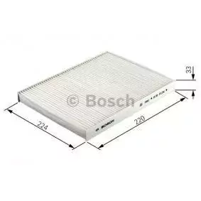 Kabineluftfilter BOSCH 1 987 432 083