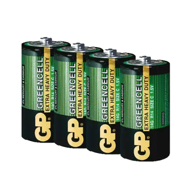 Gp r20pp -(lr20) 4 stk. pakke batteri