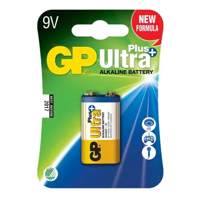 Gp ultra plus 9v batteri 1 stk.