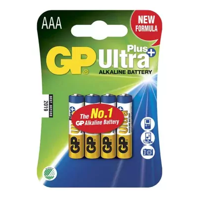 Gp ultra plus aaa batterier 4 stk.