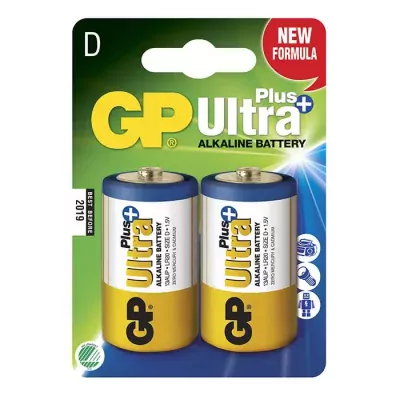 Gp ultra plus LR20/D-cell 2 stk. batterier