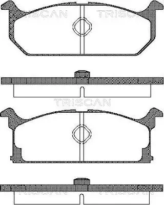 Bremseklodser TRISCAN 8110 69835