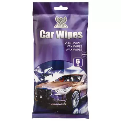 Basta car wipes easy shine 6 stk - Giga