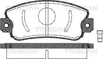 Bremseklodser TRISCAN 8110 15505