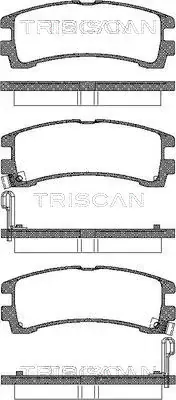 Bremseklodser TRISCAN 8110 14031
