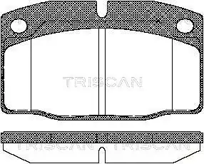 Bremseklodser TRISCAN 8110 24234