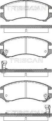 Bremseklodser TRISCAN 8110 10887
