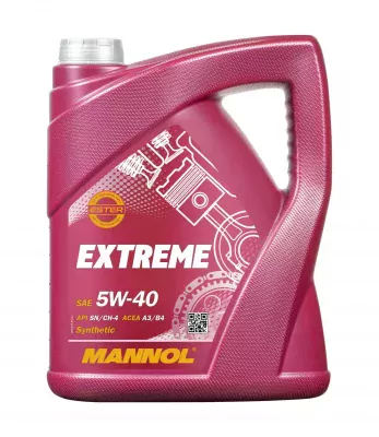 Mannol Extreme 5W40 A3/B4 - 5L
