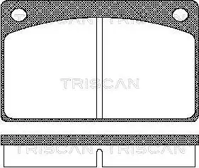Bremseklodser TRISCAN 8110 27602