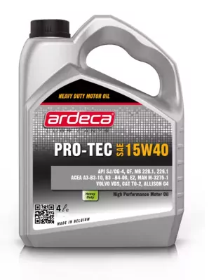 Motorolie PRO-TEC 15w40 - 4 ltr til båd og traktor