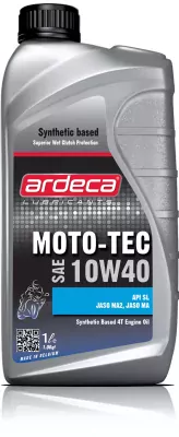 MC olie Moto Tec 10w40 Semisynth - 1 ltr