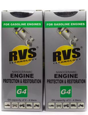 2 x G4 RVS Technology® Benzin motorbehandling