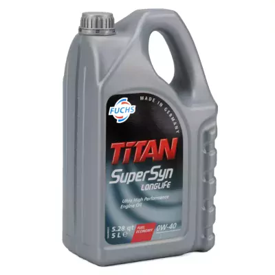 TITAN SUPERSYN Longlife 0W40 - 5 Liter