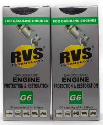 2 x G6 RVS Technology® Benzin motorbehandling