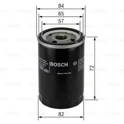 Oliefilter BOSCH 0 986 452 019