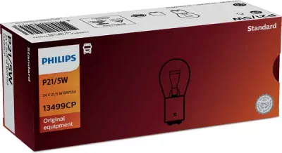 Phillips pære P21/5W (1 stk)
