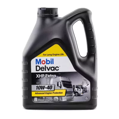 NOWY INDEKS 10W40 DEL DEFENSE 4L / OLEJ MOBIL 10W40 4L DELVAC XHP EXTRA / 228.5 235.27 / VDS-3 / LDF-3 / MAN3277 / SAMOCHODY CIĘŻAROWE
