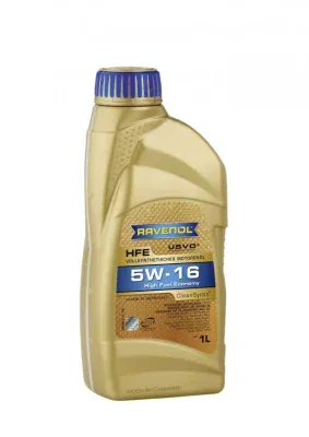 Aceite de motor RAVENOL HIGH FUEL ECONOMY HFE SAE 5W-16 1L