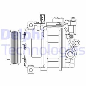 Compresor, aire acondicionado DELPHI CS20522 para VW