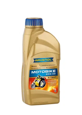 Aceite de motor RAVENOL MOTOBIKE 4-T MINERAL SAE 20W-50 1L