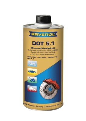 Líquido de frenos RAVENOL DOT 5.1 1L
