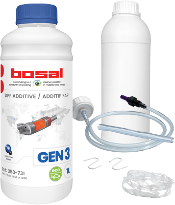 Piedeva, Sodrēju-/Daļiņu filtra reģenerācija BOSAL 258-731
