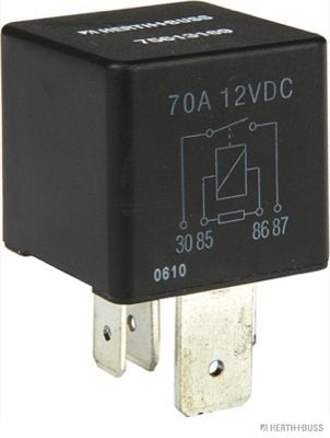 Multifunkcionāls relejs (12V, 70A, 4 kontakti) Herth+Buss Elparts 75613169