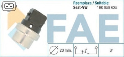 Termoslēdzis radiatora vent. VW GOLF 3 / VENTO 91-98 TOPRAN 107929