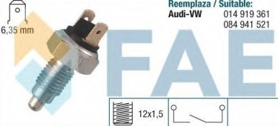 Atpakaļgaitas lukt. ieslēdz. M12x1.5 VW GOLF 1 / 2 / T2 TOPRAN 100088