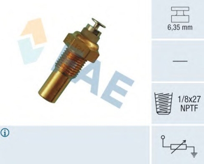Temperatūras devējs OPEL 82-05 FAE 32230