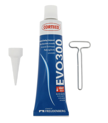 Blīve / hermētiķis (šķidrā blīve) 70 ml MELNS (-70°C - +300°C) CORTECO 49372187