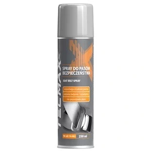 Drošības jostu tīrīšanas līdzeklis 250ml atjauno gludu locīšanu, novērš krokošanos TECMAXX 14-062