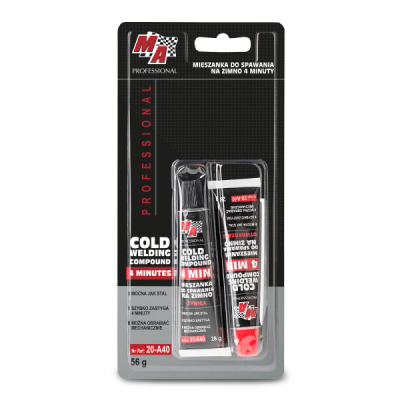 Aukstās metināšanas pasta (4 min) 2x28g Epoksīda līme +150c MA PROFESSIONAL 20-A40