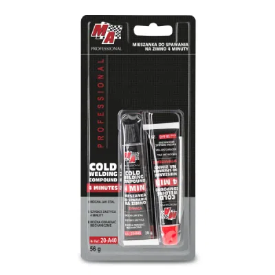 Aukstās metināšanas pasta (4 min) 2x28g Epoksīda līme +150c MA PROFESSIONAL 20-A40