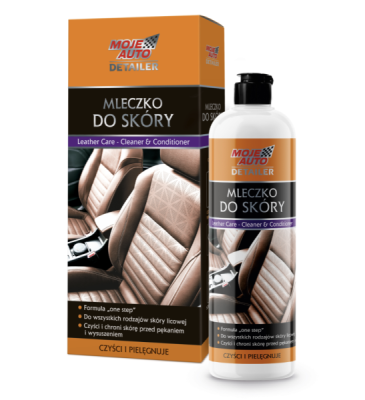 Ādas apdares kopšanas līdzeklis 500ml DETAILER Leather Care Cleaner MOJE AUTO 19-626