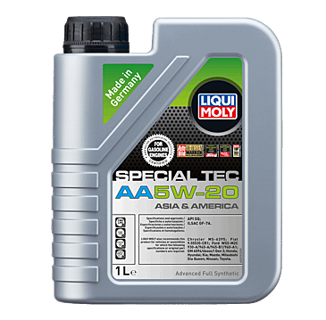 Motoreļļa Special TEC AA 1L 5W20 ASIA / USA API SQ ILSAC GF-7A LIQUI MOLY 20792
