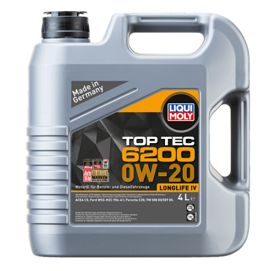 Motoreļļa TOP TEC 6200 0W20 4L VW508.00 / VW509.00 LIQUI MOLY 20788
