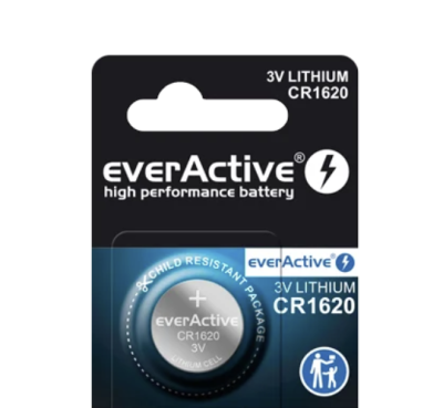 Litija baterija CR1620 3V 1gab everActive BLEV1620BL-1