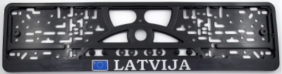 Numura rāmītis / paliktnis R3 (melns) LV UZRAKSTS / ES KAROGS REM 50392