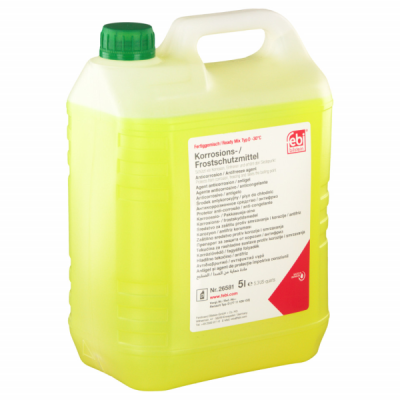 Dzesēšanas šķidrums (ANTIFRĪZS) 5L (DZELTENI ZAĻŠ) FEBI BILSTEIN 26581