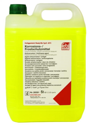 Dzesēšanas šķidrums (ANTIFRĪZS) 5L (DZELTENI ZAĻŠ) FEBI BILSTEIN 26581