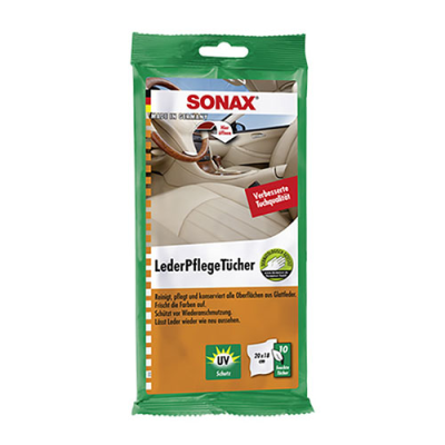 Mitrās ādas kopšanas salvetes 10gb SONAX 415600