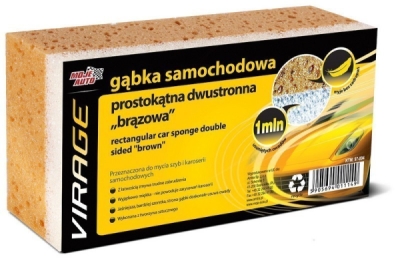 Sūklis auto mazgāšanai BRŪNS / DIVPUSĒJS MOJE AUTO 97-004