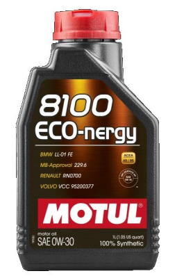 Motoreļļa 8100 ECO-NERGY 0W30 1L (VOLVO) MOTUL 102793