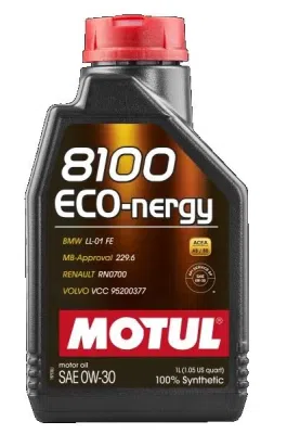 Motoreļļa 8100 ECO-NERGY 0W30 1L (VOLVO) MOTUL 102793
