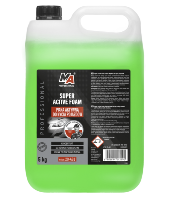 Aktīvās putas (Snow Foam) 5L KONCENTRĀTS Super Active foam MA PROFESSIONAL 20-A81