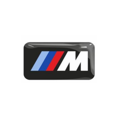 Emblēma uzlīme diskiem BMW M 16x9mm diskiem un stūrei 1gab OE BMW 36112228660