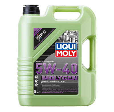 Motoreļļa MOLYGEN NewGeneration 5L 5W40 (VW 502.00 / VW 505.00) LIQUI MOLY 8536